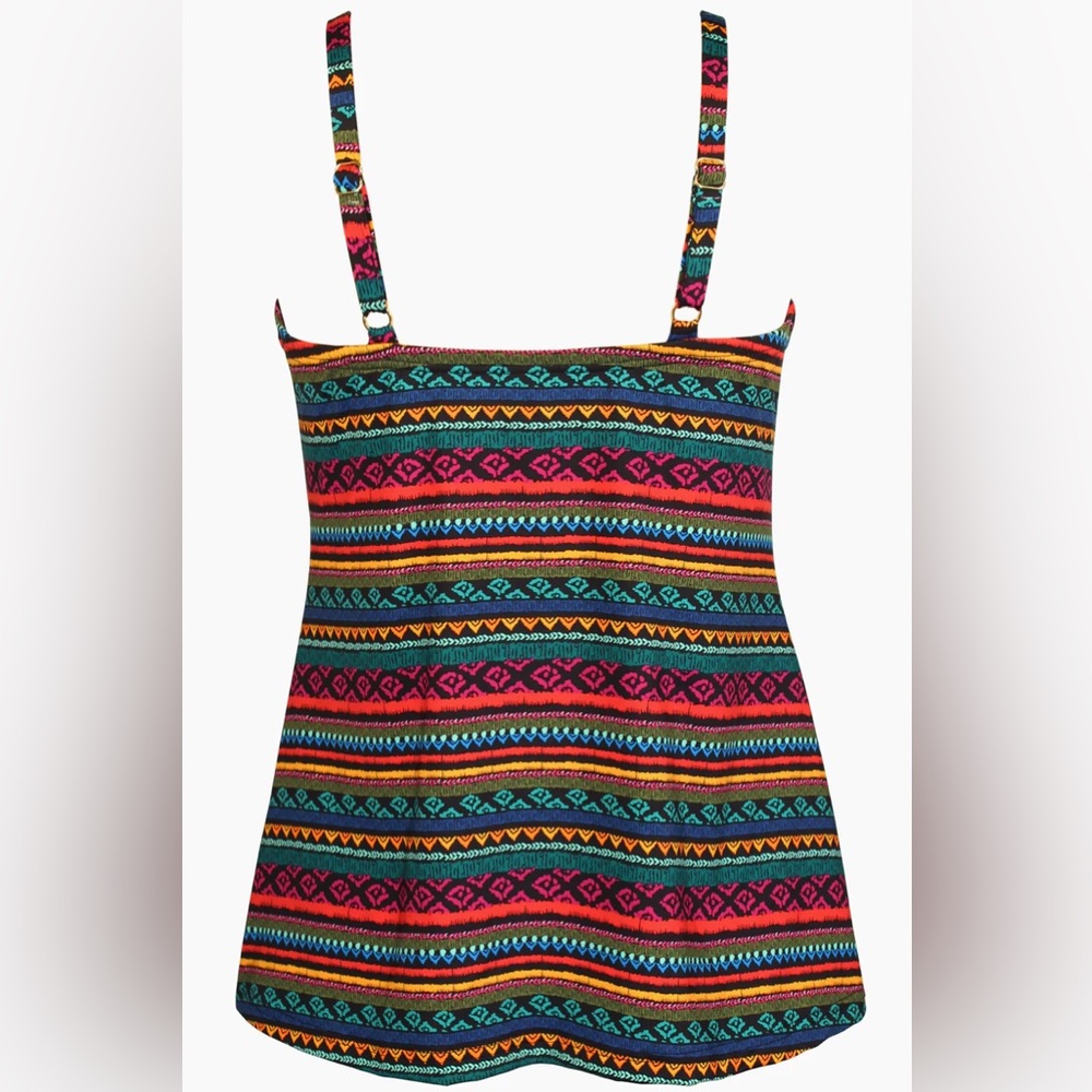 Miraclesuit‎ Raya De Sol Tankini Top Women’s 14 NWT Underwire Control NWT - Picture 10 of 13